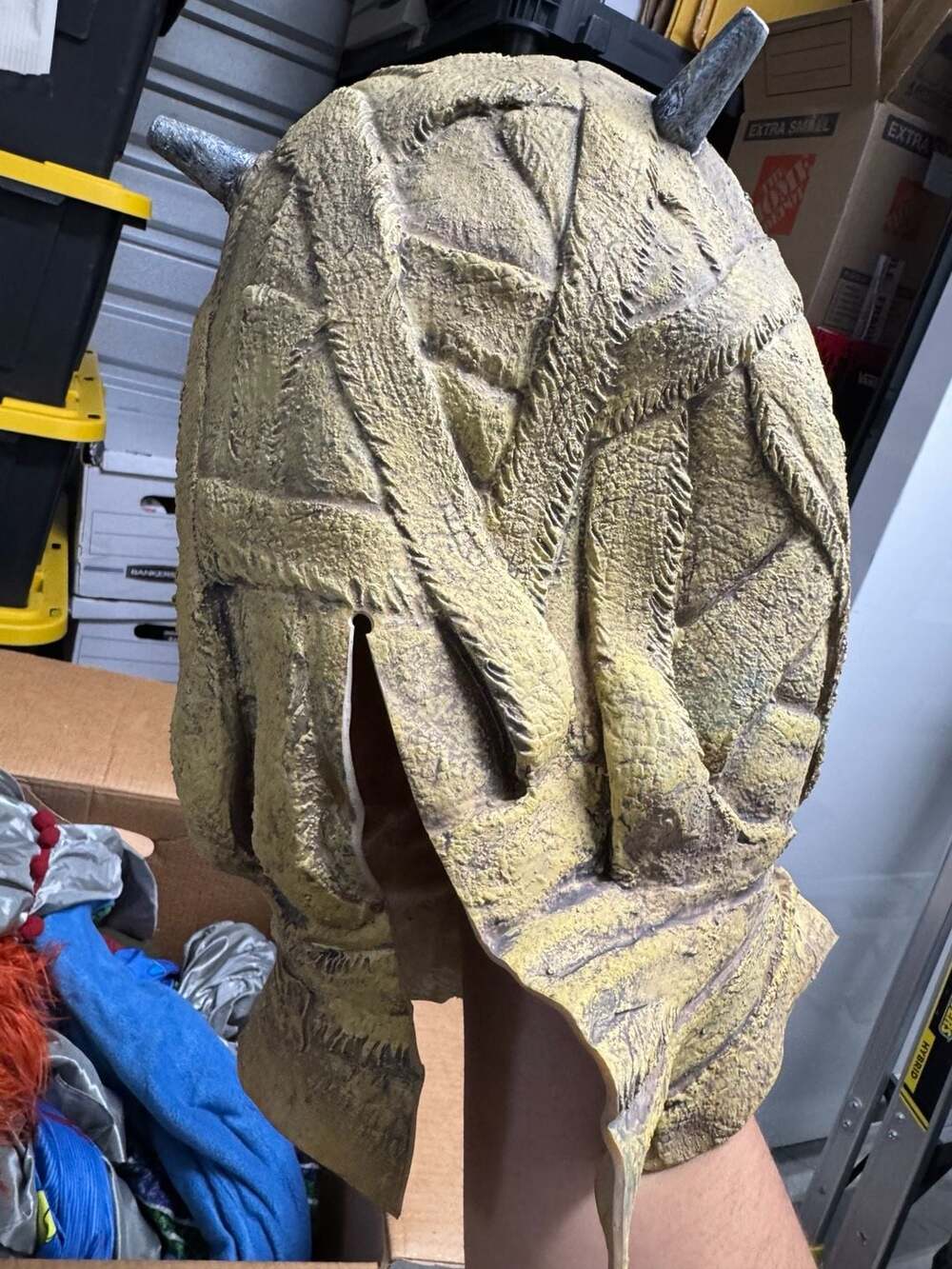Star Wars Tusken Raider Latex Halloween Costume Mask - Picture 4 of 4